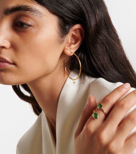 Bague Moi and Toi en or 18 ct et émeraudes - Octavia Elizabeth - Modalova