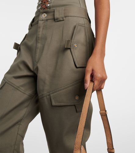 Pantalon cargo taille mi-haute en coton - Dion Lee - Modalova