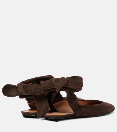 The Attico Ballerines Cloe en daim - The Attico - Modalova