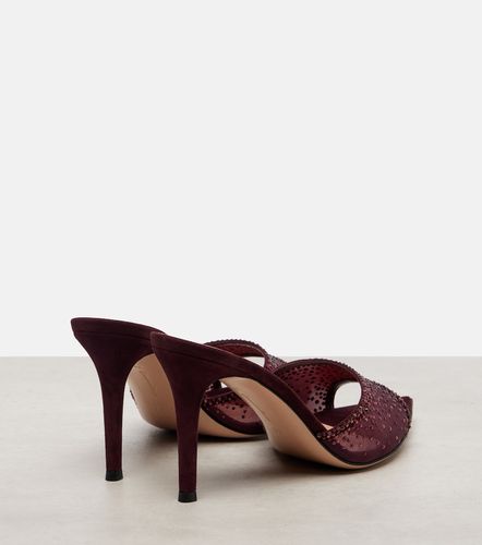 Mules Rania 85 à cristaux - Gianvito Rossi - Modalova