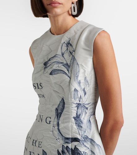 Erdem Robe midi imprimée en satin - Erdem - Modalova