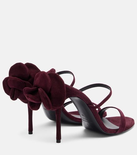 Mules en daim à fleurs - Magda Butrym - Modalova