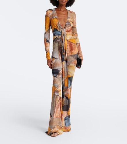 Combinaison évasée à trompe-l'œil - Roberto Cavalli - Modalova