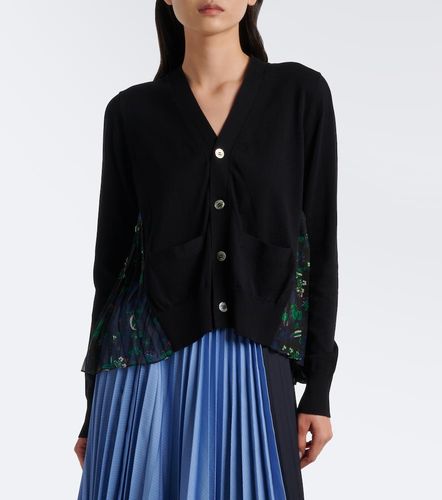 Sacai Cardigan en coton à fleurs - Sacai - Modalova