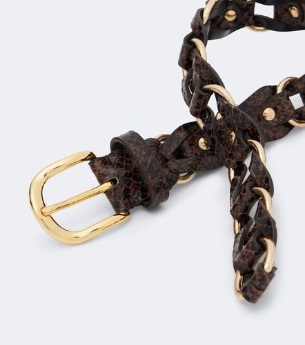 Ceinture Bali en cuir façon serpent - Isabel Marant - Modalova