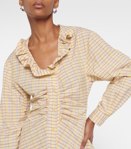 Robe Coral en soie et coton à carreaux - Isabel Marant - Modalova