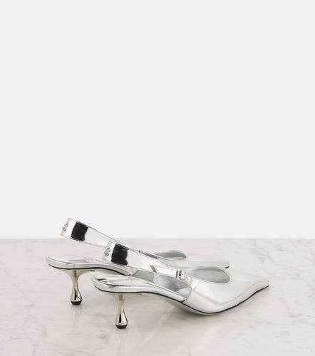 Escarpins slingback Amel en cuir métallisé - Jimmy Choo - Modalova