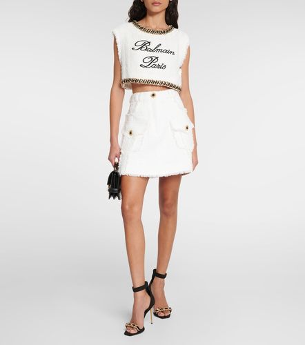 Balmain Mini-jupe en tweed - Balmain - Modalova