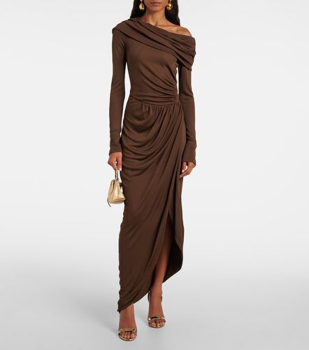Robe longue à épaules dénudées - Oscar de la Renta - Modalova