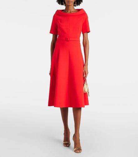 Robe midi en laine mélangée - Oscar de la Renta - Modalova
