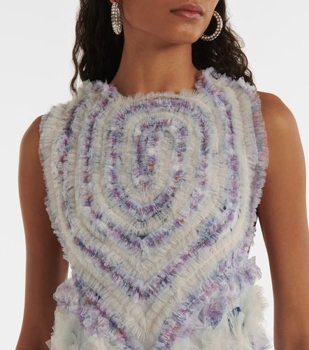 Robe midi en tulle à ornements - Susan Fang - Modalova