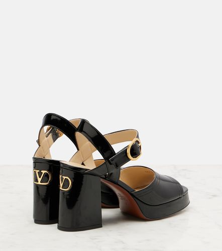 Sandales Fawcette VLogo Signature 100 en cuir - Valentino Garavani - Modalova