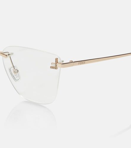 Lunettes First Crystal œil-de-chat - Fendi - Modalova