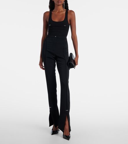 Pantalon flare à taille haute - Mugler - Modalova