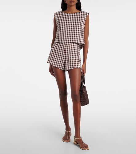 Short Sadie en lin à carreaux - Posse - Modalova