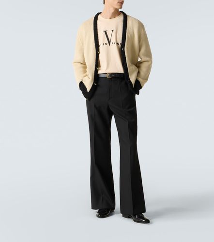 Cardigan brodé en laine vierge - Valentino - Modalova