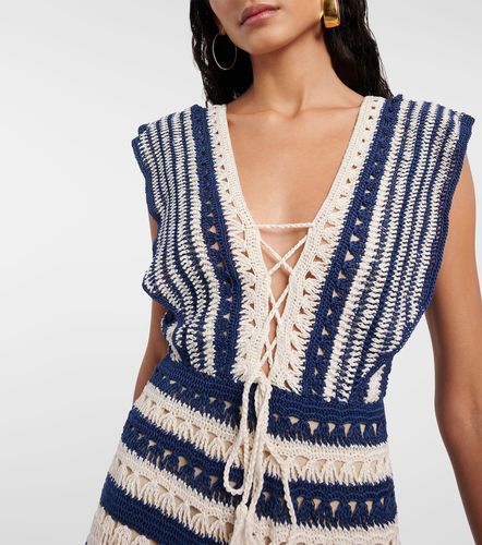Robe Farrah rayée en crochet - Anna Kosturova - Modalova