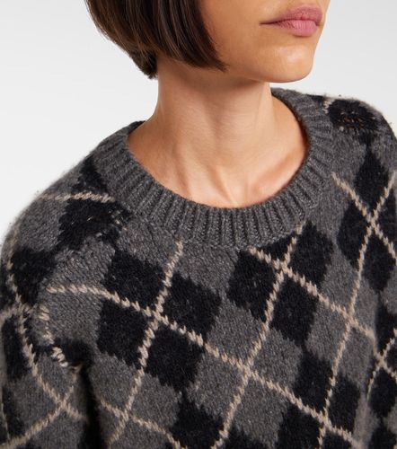Pull Pratt en cachemire à motif argyle - Khaite - Modalova