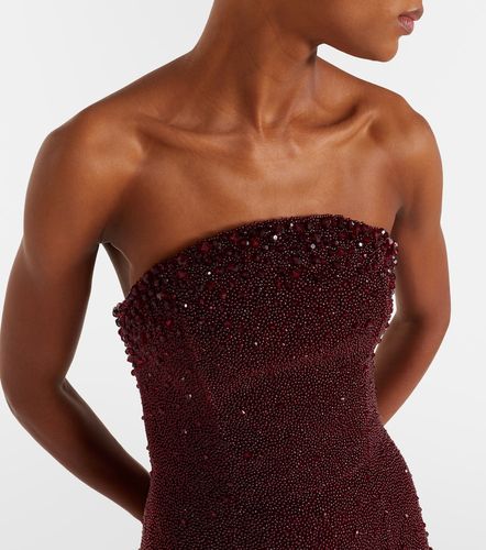 Robe longue bustier Tina à ornements - Clio Peppiatt - Modalova