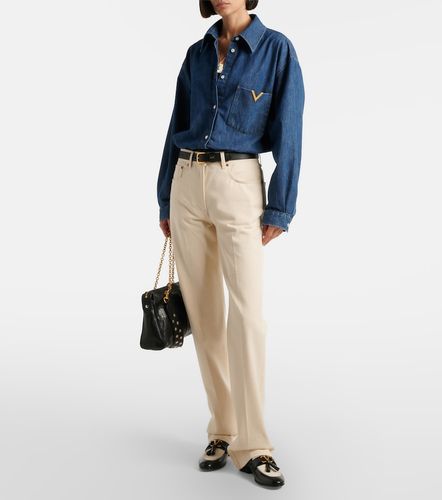 Valentino Chemise VGold en chambray - Valentino - Modalova