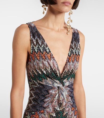 Missoni Robe longue Zigzag en lamé - Missoni - Modalova