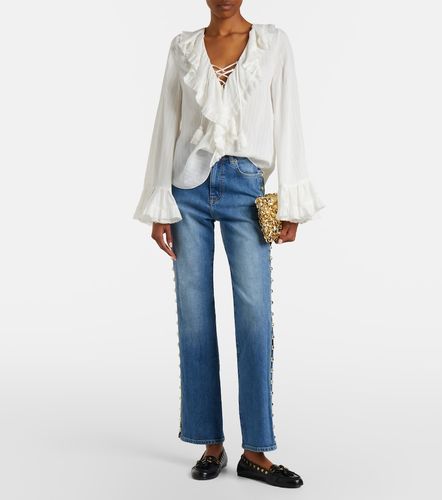 Jean straight Amelia à ornements - Simkhai - Modalova