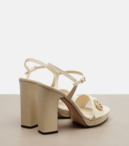 Sandales New Marmont GG en cuir - Gucci - Modalova