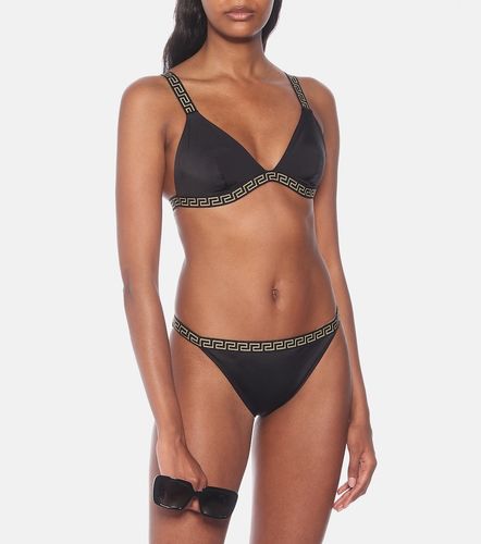 Culotte de bikini Greek Key imprimée - Versace - Modalova
