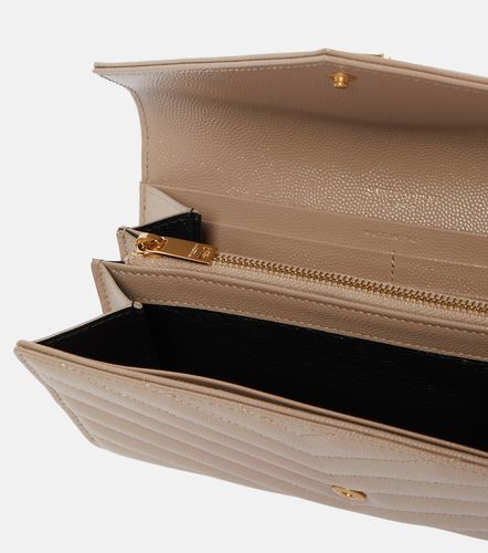 Portefeuille Monogram Large en cuir - Saint Laurent - Modalova