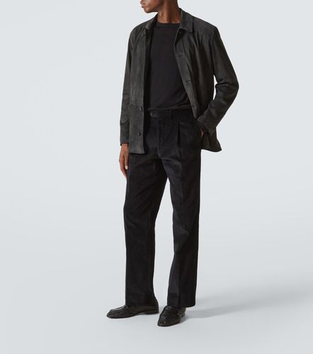 Pantalon droit Amo en velours côtelé de coton - Saman Amel - Modalova