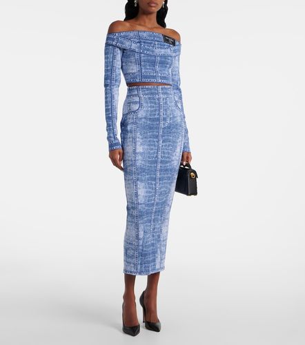 Top raccourci Trompe l’œil - Balmain - Modalova