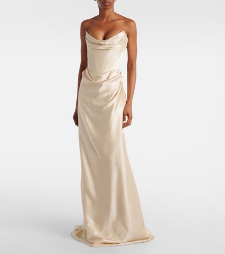 Robe longue Galaxy en crêpe de satin - Vivienne Westwood - Modalova