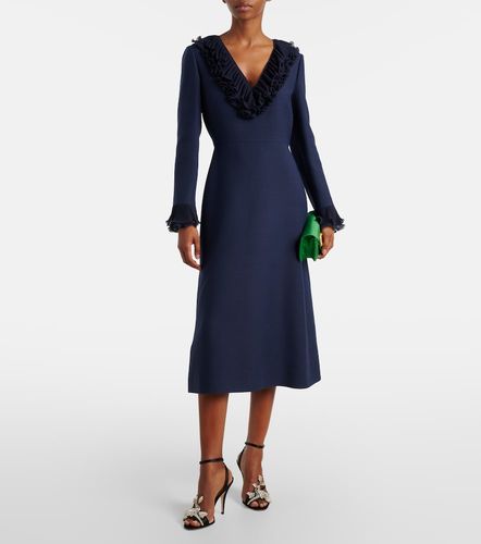 Robe midi en Crêpe Couture - Valentino - Modalova