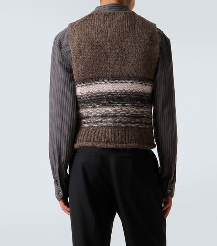 Pull sans manches Pleaser rayé en laine et mohair - Our Legacy - Modalova