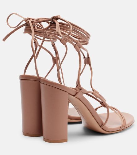 Gianvito Rossi Sandales 95 en daim - Gianvito Rossi - Modalova