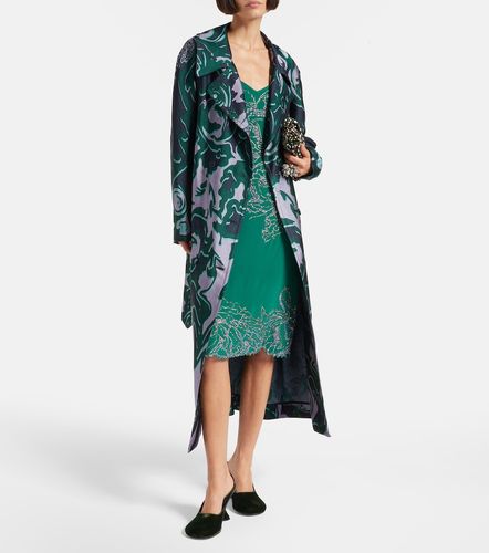 Trench-coat imprimé - Dries Van Noten - Modalova