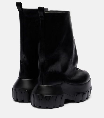Bottines Chelsea Beatle Mega Tractor en cuir - Rick Owens - Modalova