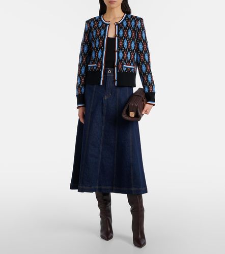 Jupe midi Alix en jean - Veronica Beard - Modalova