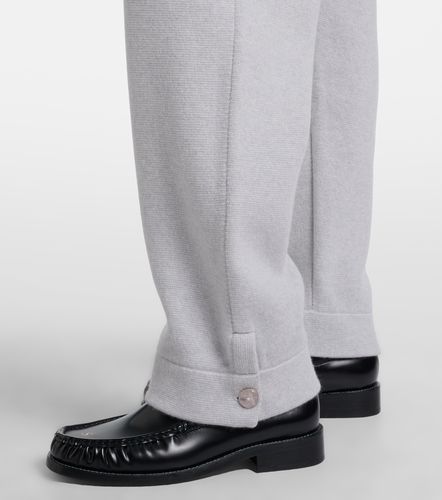 Pantalon droit en cachemire à quartz rose - God's True Cashmere - Modalova