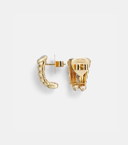 Boucles d'oreilles Trisolina en or 18 ct et diamants - Marina B - Modalova