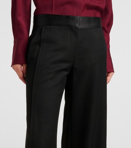 Pantalon ample Side Panel en laine mélangée - Victoria Beckham - Modalova