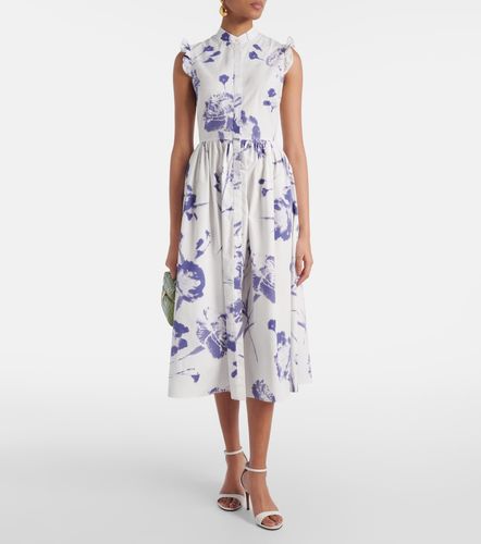 Erdem Robe midi en coton à fleurs - Erdem - Modalova