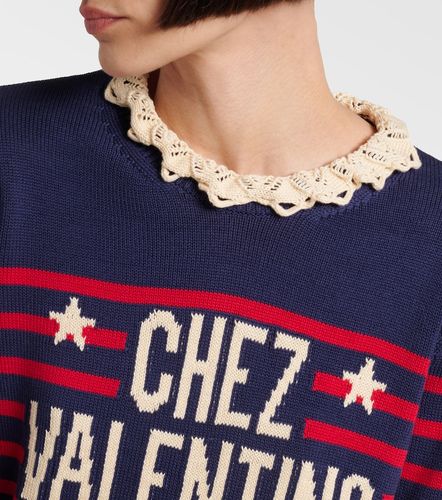 Pull Chez rayé en coton - Valentino - Modalova