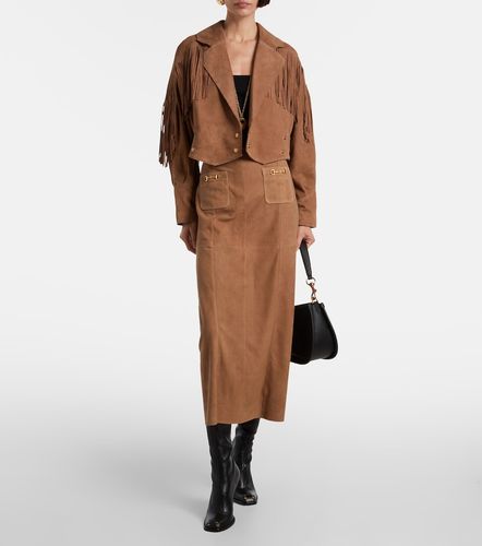 Rixo Jupe midi Edwina en daim - Rixo - Modalova