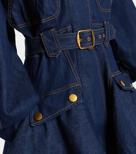 Zimmermann Robe Luna en denim - Zimmermann - Modalova