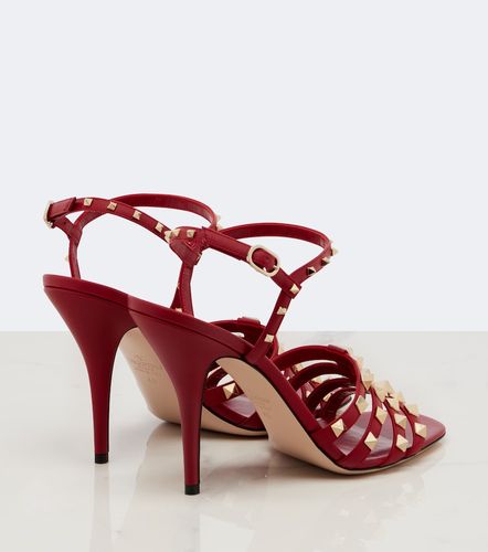 Sandales Rockstud en cuir - Valentino Garavani - Modalova