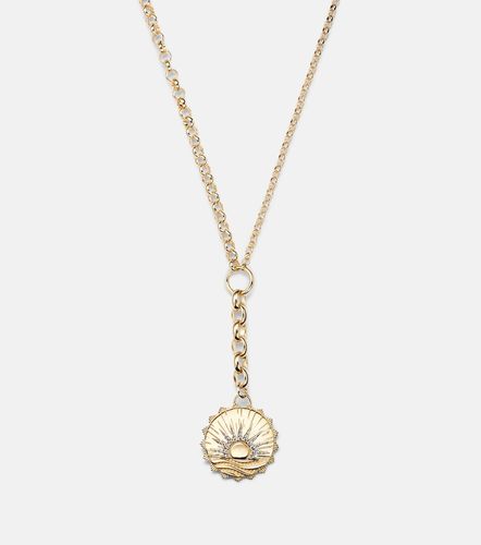 Collier Internal Compass New Beginnings en or 18 ct et diamants - FoundRae - Modalova
