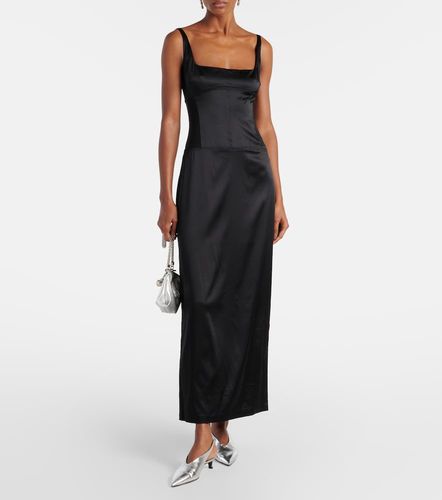Robe midi Sonora Evening en satin de soie mélangée - SIR - Modalova