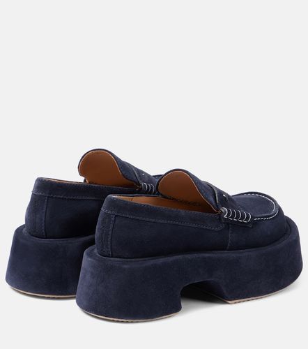 Mocassins à plateau en daim - JW Anderson - Modalova