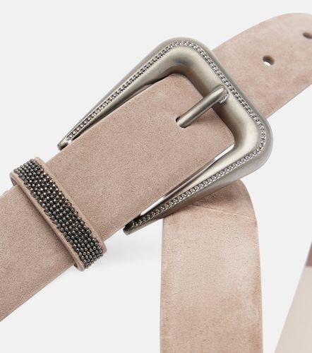 Brunello Cucinelli Ceinture en daim - Brunello Cucinelli - Modalova